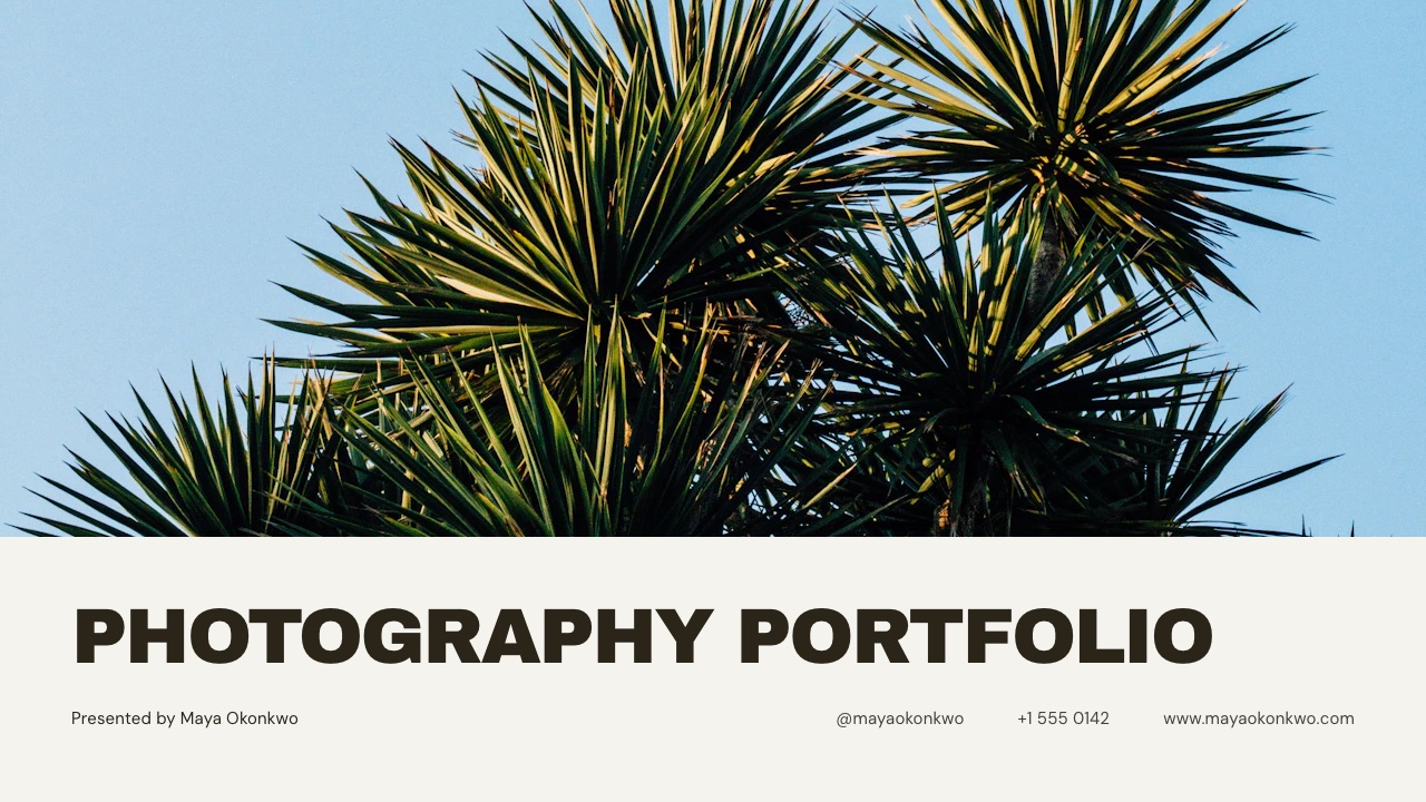 The cover of a Framekit photography portfolio book deck, built on the same account as the galleries the client already received.