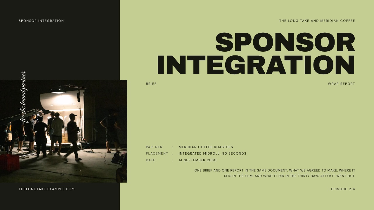 Sponsorship Deck Template for Creators (+ Examples) 2026